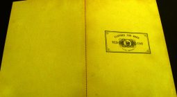 Sewn Bound book - yellow