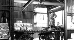 Manchester Bookbinders - loading books